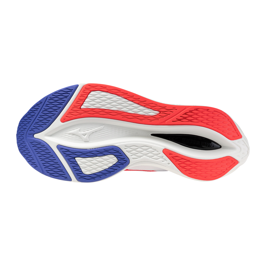 Mizuno WAVE REBELLION FLASH 3 White/Fiery Coral 2/Iris Bloom